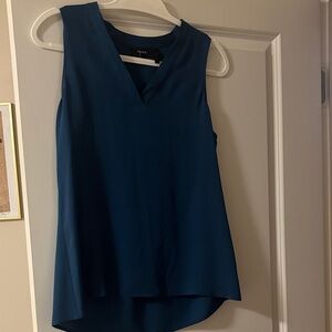 Theory Deep Blue Sleeveless Blouse